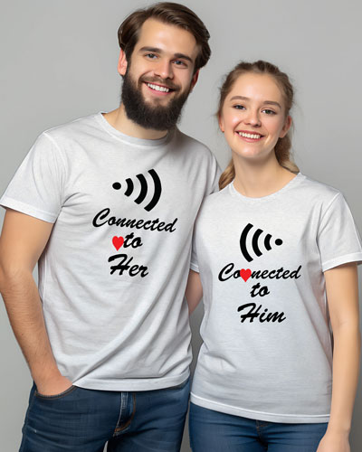 Connected-To-Her-Him-Couple-T-Shirt
