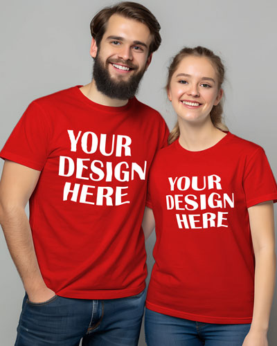 Couple-T-Shirt-Printing-Bangalore-Instant-Delivery